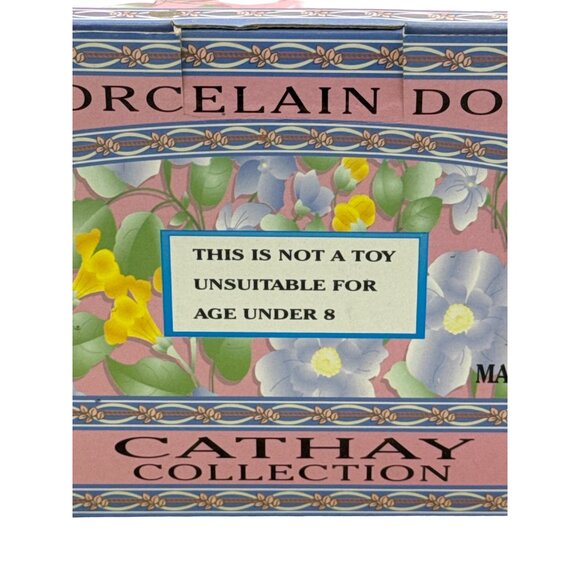 Cathy Collection limited edition Porcelain Baby Angel Hanging Cherub Blue - Picture 7 of 9